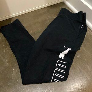 ✰ Puma Logo Leggings ✰ (BLACK)